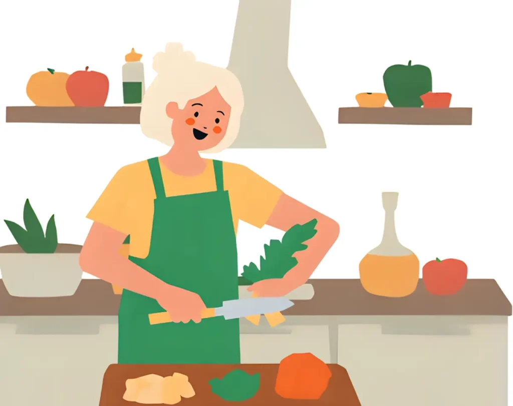 40代になって栄養バランスを大切にするようになった女性