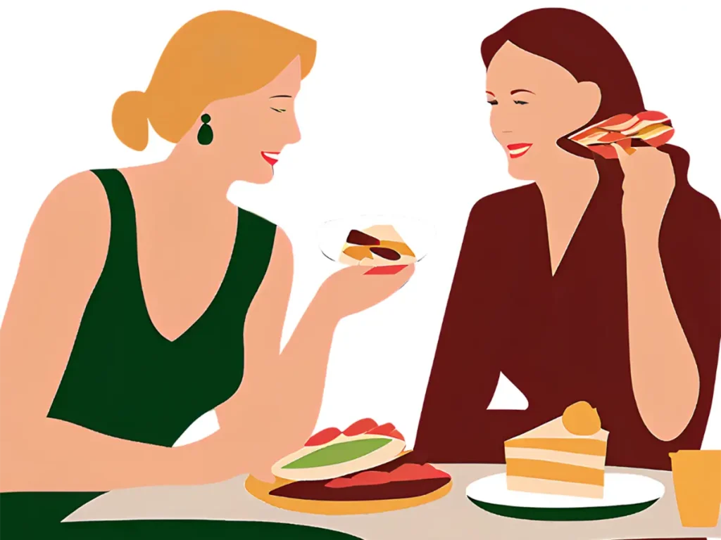 食べ歩きが趣味になった40代女性たち