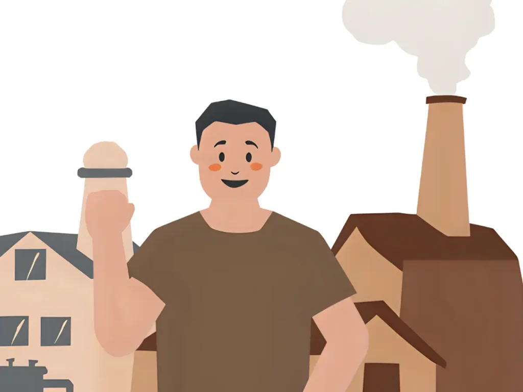 転職をしてやる気がみなぎっている40代男性