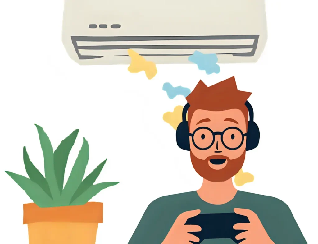 電気代など全く気にしてない40代男性