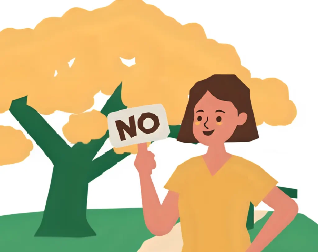 いろんな誘いを断り自分の時間を大切にしている40代女性