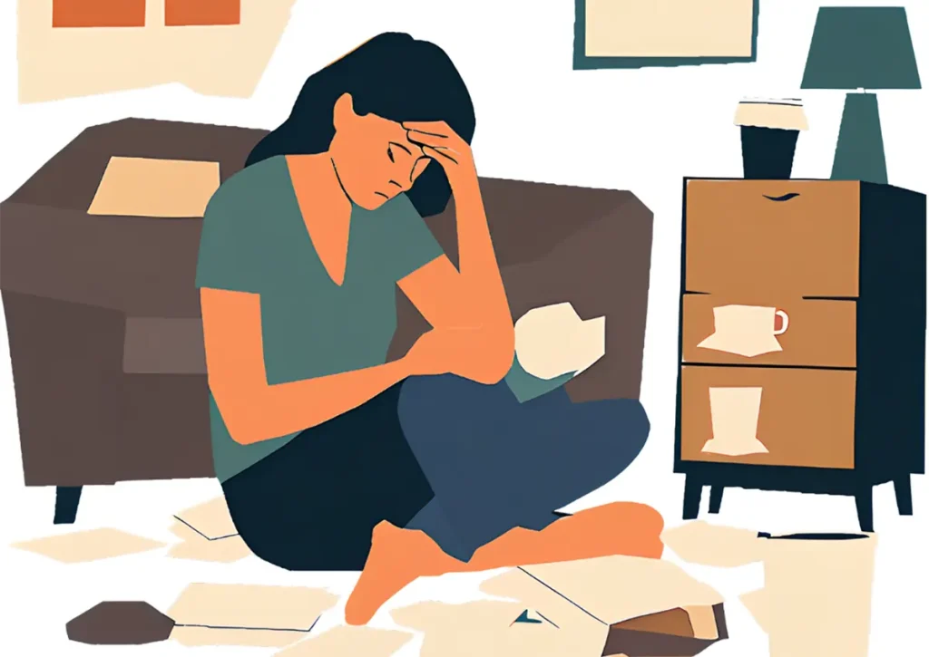 何をやってもやる気が出ず、燃え尽き症候群になっている40代女性