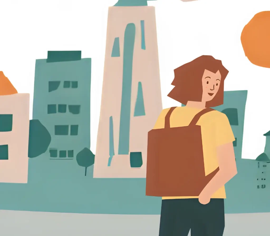 他人と比べることをやめて自分らしい生き方をしている40代女性