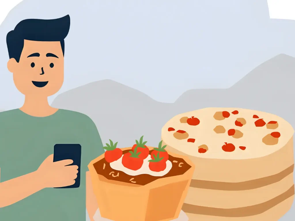 作ったお菓子をブログやSNSで発信している40代男性