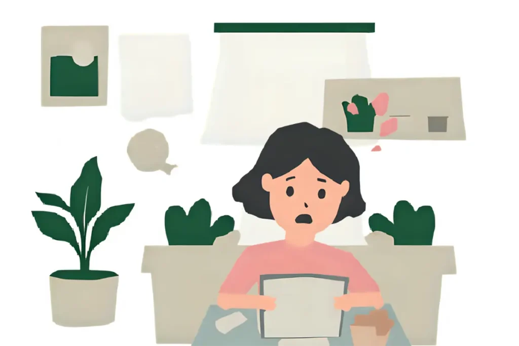 安易に退職代行を利用して、思いどうりにならず悩んでいる40代女性